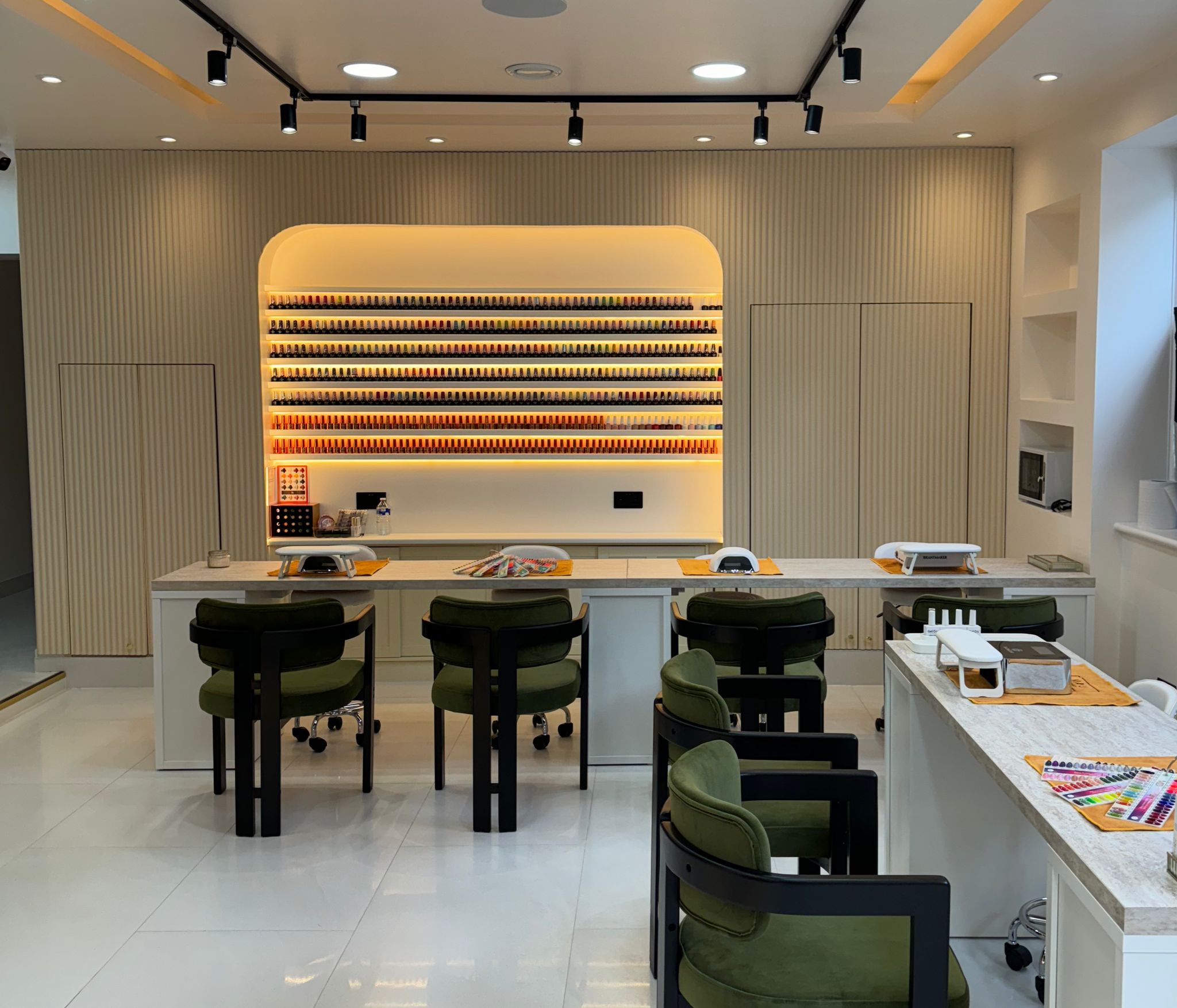 Modern salon interior